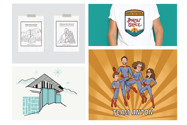 Custom illustration work